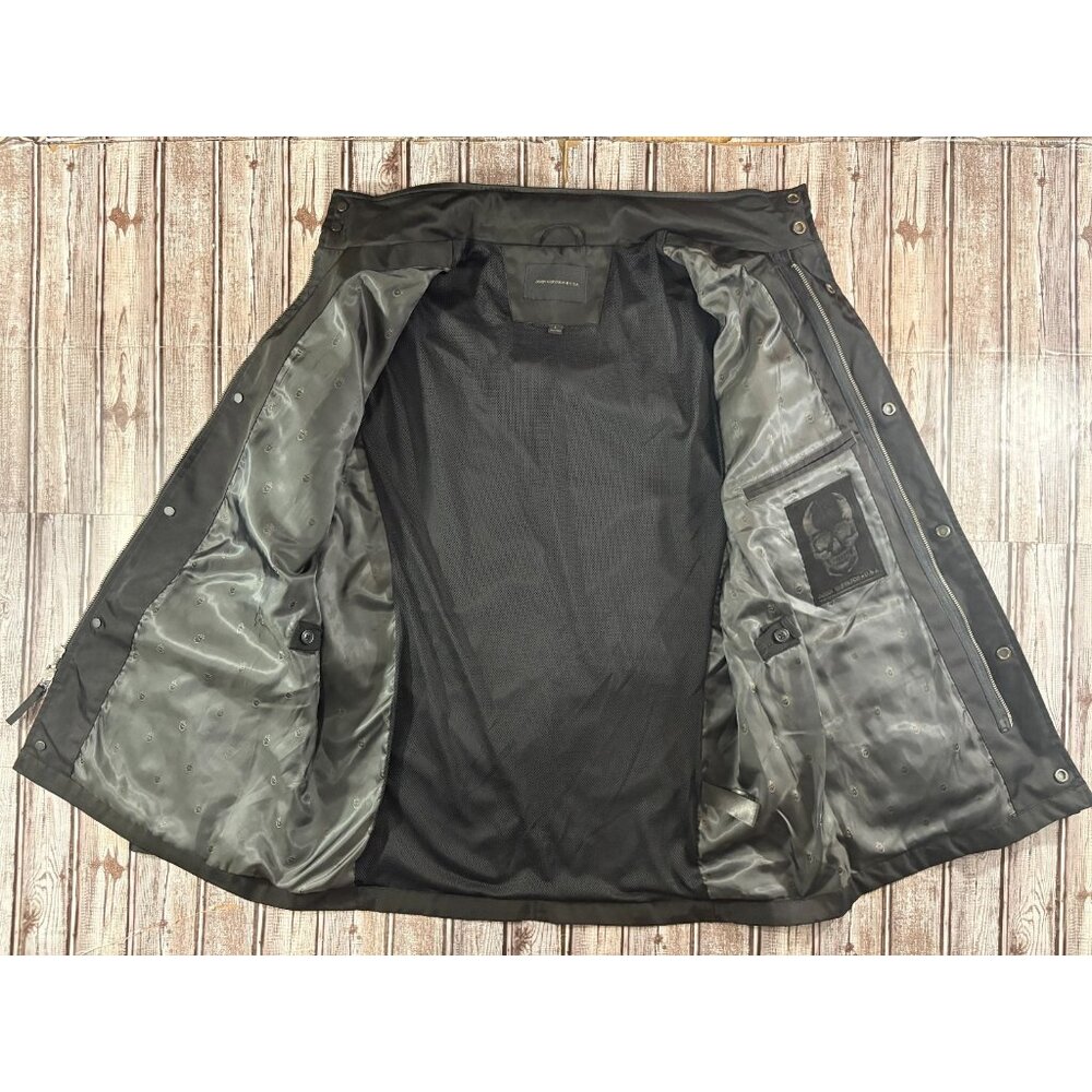 John Varvatos star Usa Connor Slim Fit Field Jacket size L color black - Picture 7 of 12